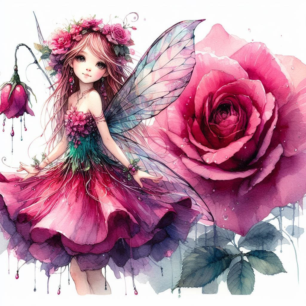 Rose fairie