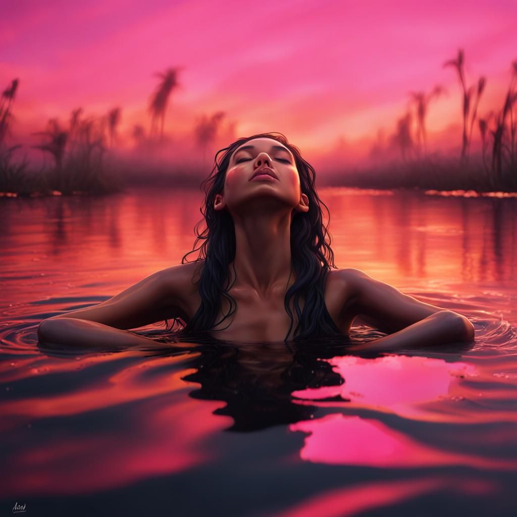 I feel alive when I swim