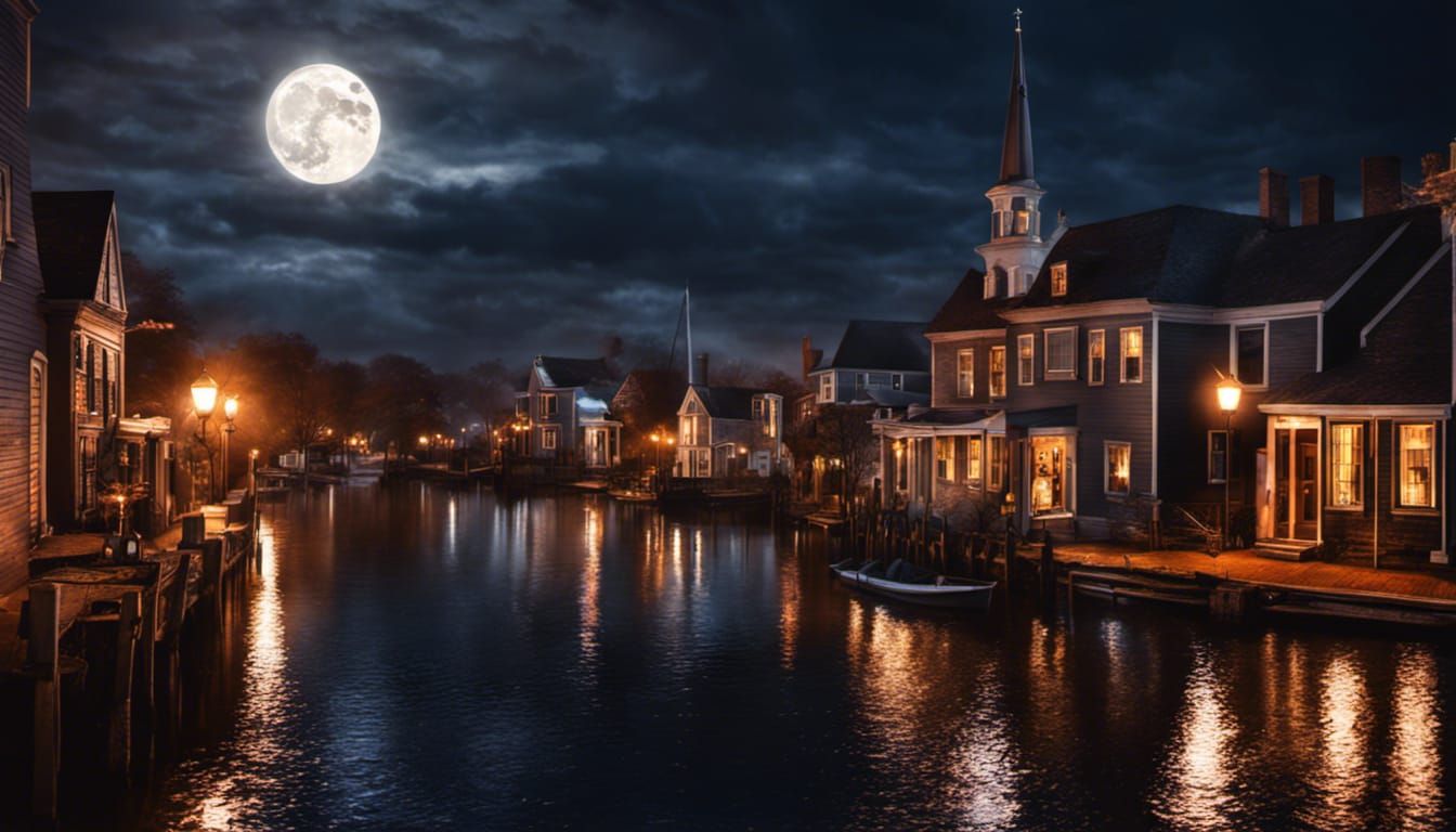 Halloween Night in Massachusetts