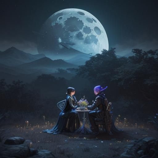 Otherworldly Romantic Dinner
