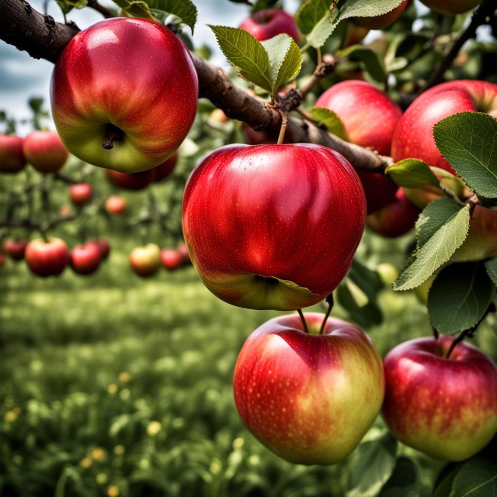 A blush of red upon its skin,
A promise held, of sweetness w...