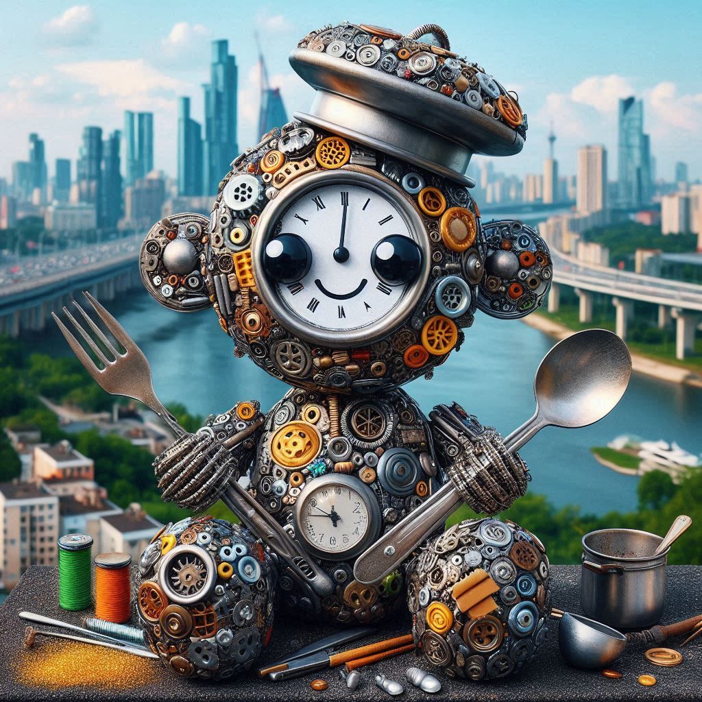 Cute Critter Made of Junk! #4