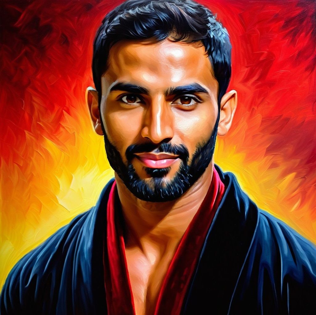 Āzar  ·  a handsome bearded man