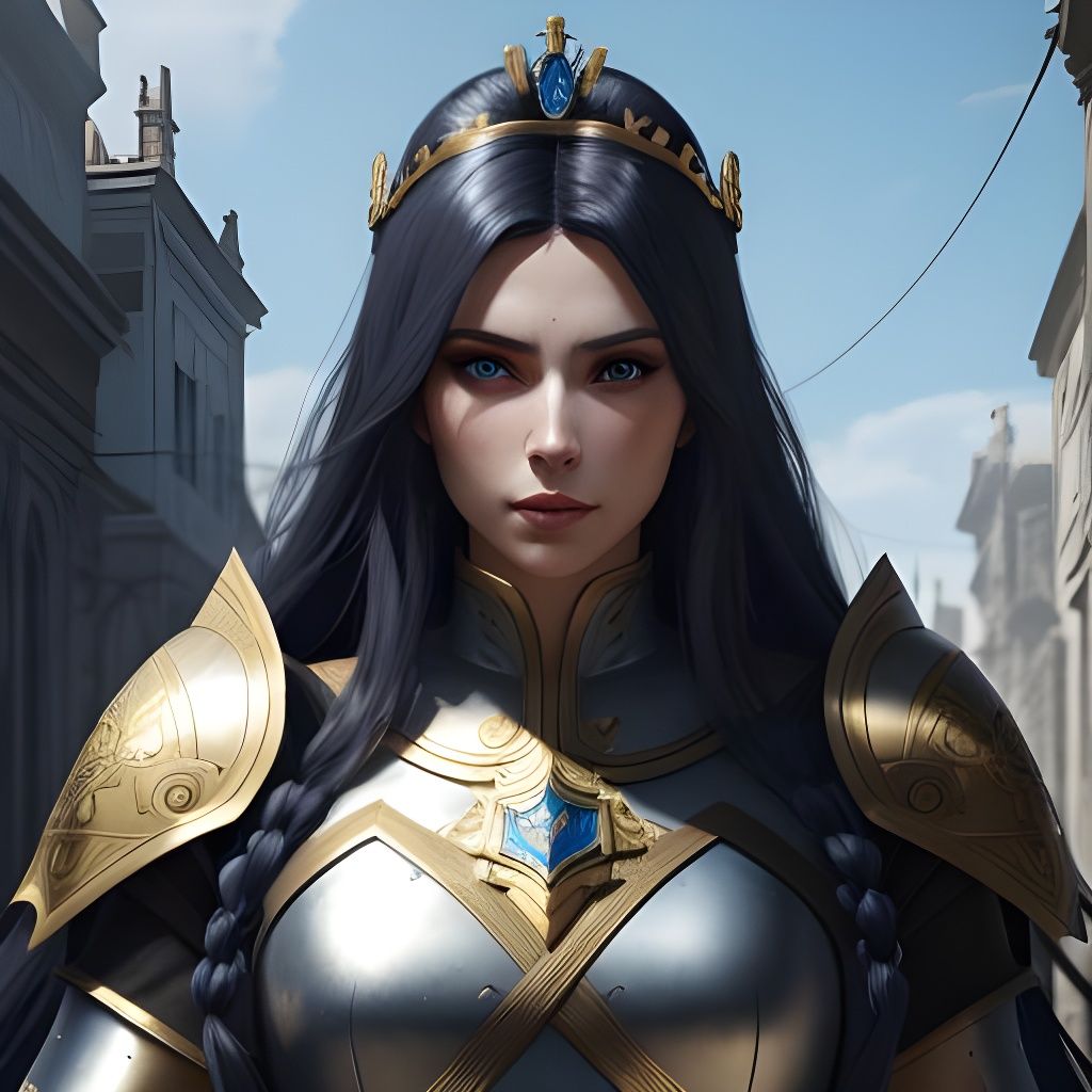 Fantasy warrior queen II - AI Generated Artwork - NightCafe Creator