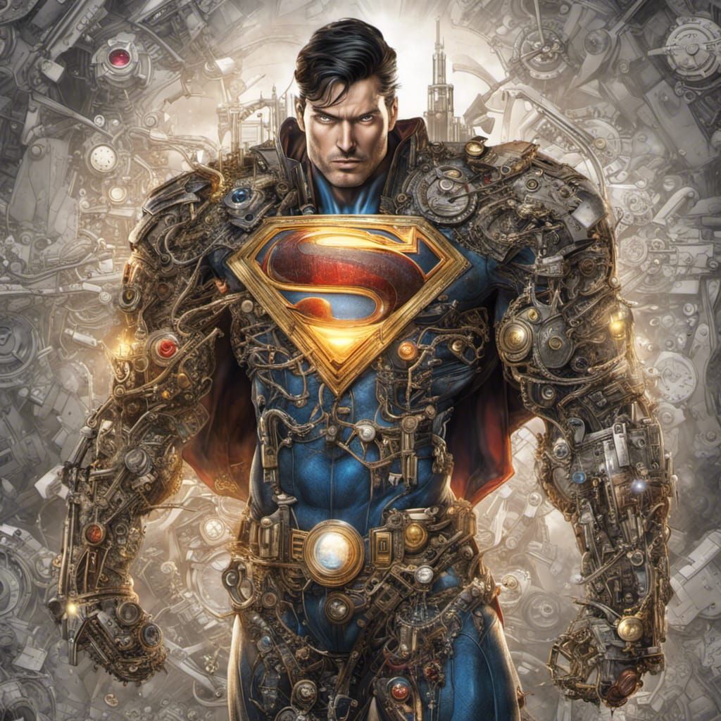 Steampunk Superman Ai Generated Artwork Nightcafe Creator