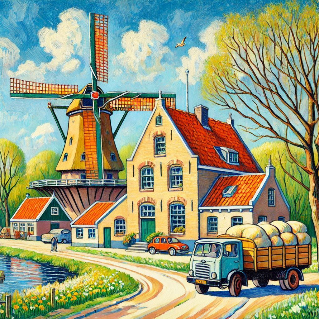 Dutch Mill, Gouache, Matisse