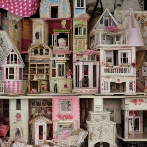 Hundreds of Broken doll houses