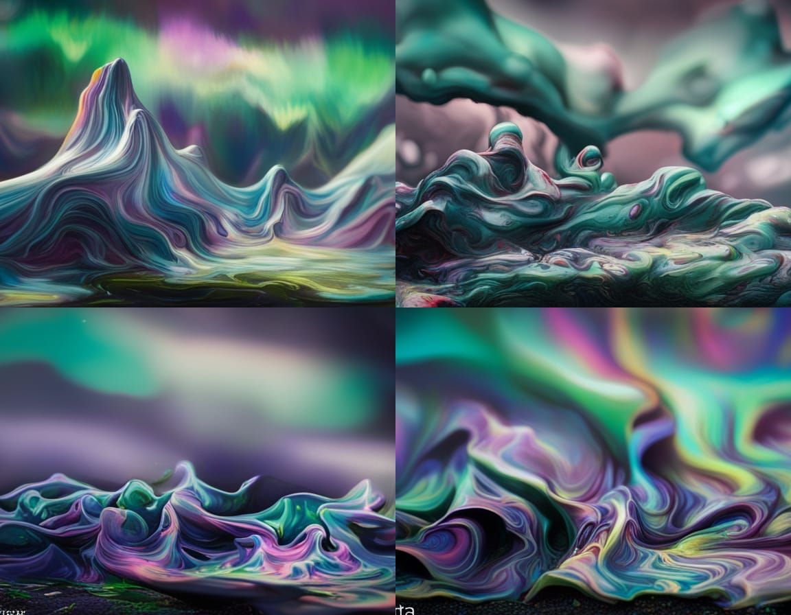 Multi colered slime