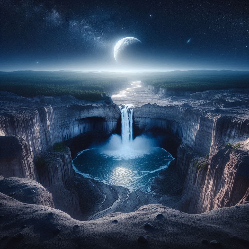 Lunar Waterfall