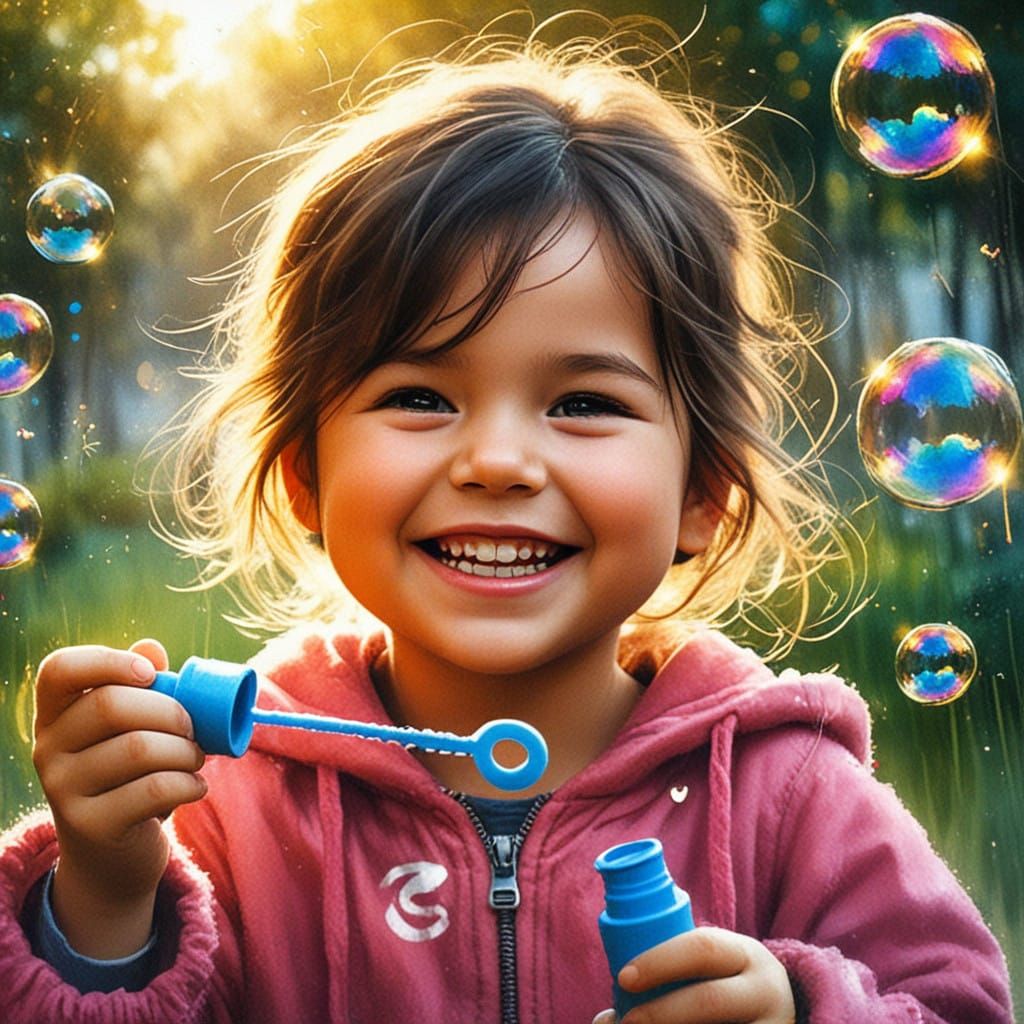 Smiling child  by @Bronwyn