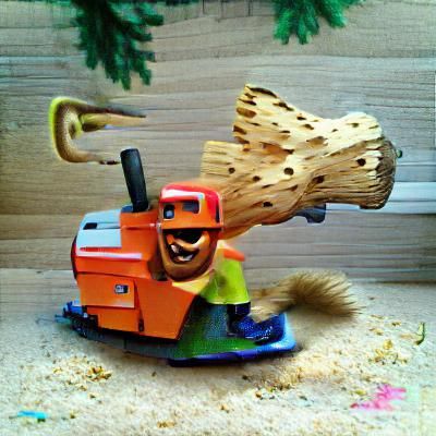 Funky woodchipper