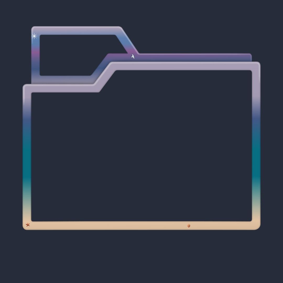 FOLDER PAPIRUS BORD SANDY, BEACH, OCEAN, SUNSET, BACKGROUND #262c3a