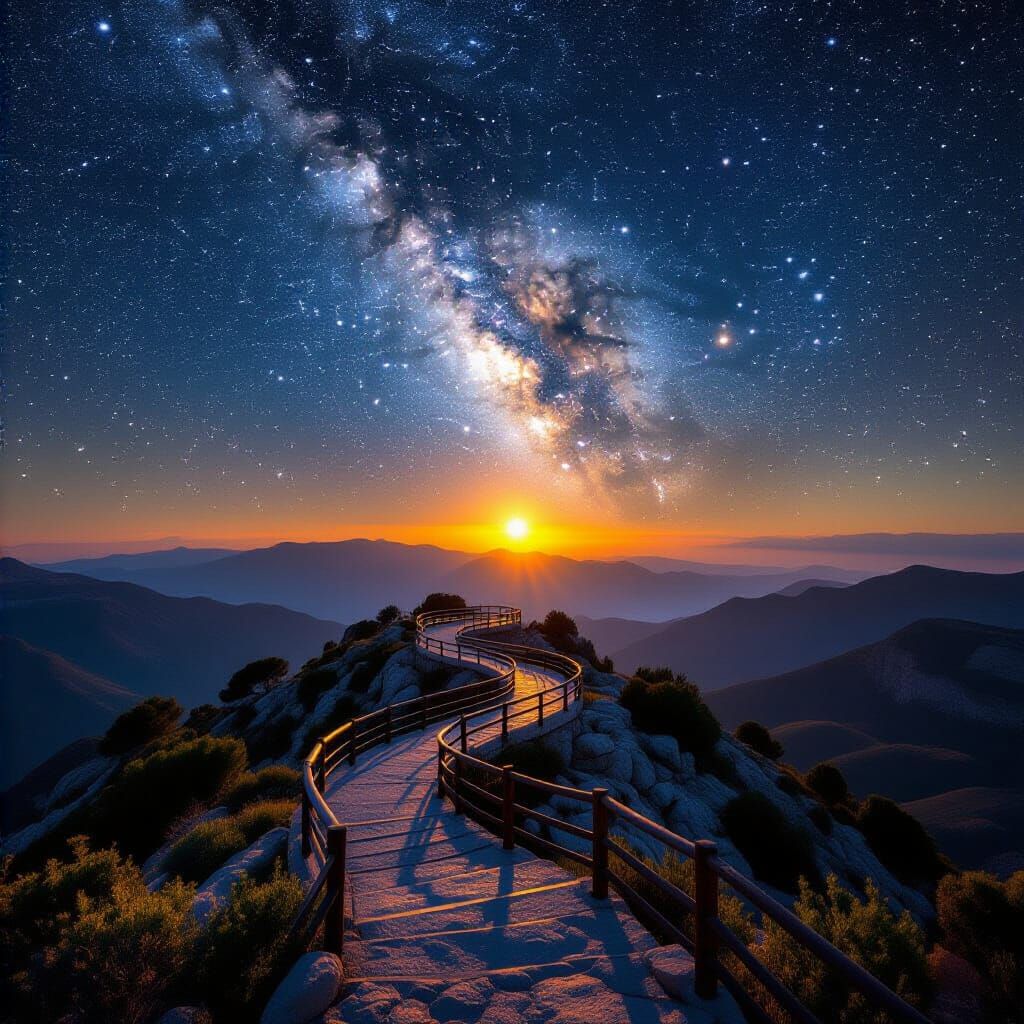 Stairway to Heavens: A Cosmic Galaxy View