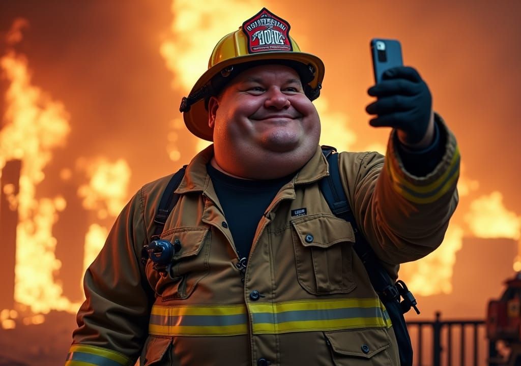 "Just put the fire out, Frank!"