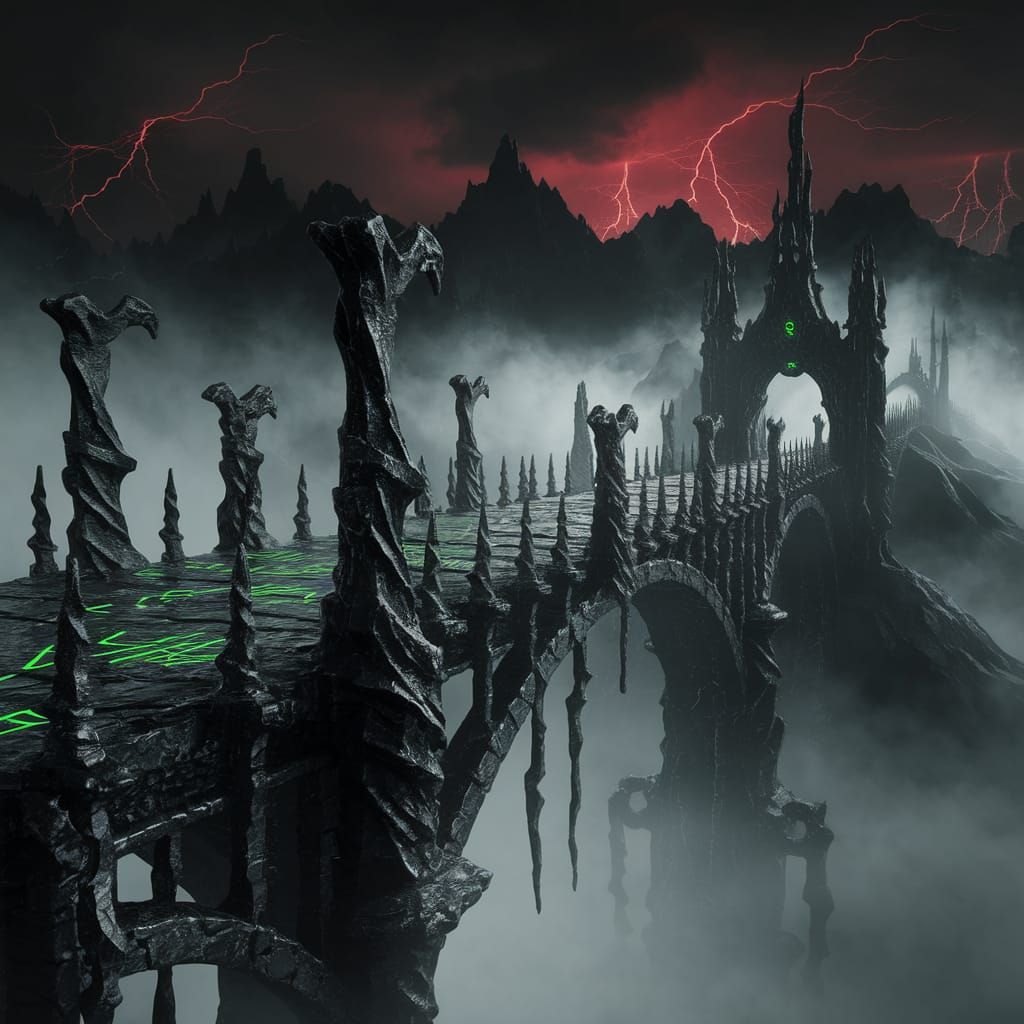 The Bridge of Runes  by @Sandi