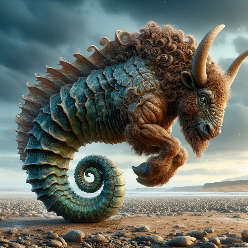 Bisorse (Bison + Seahorse)