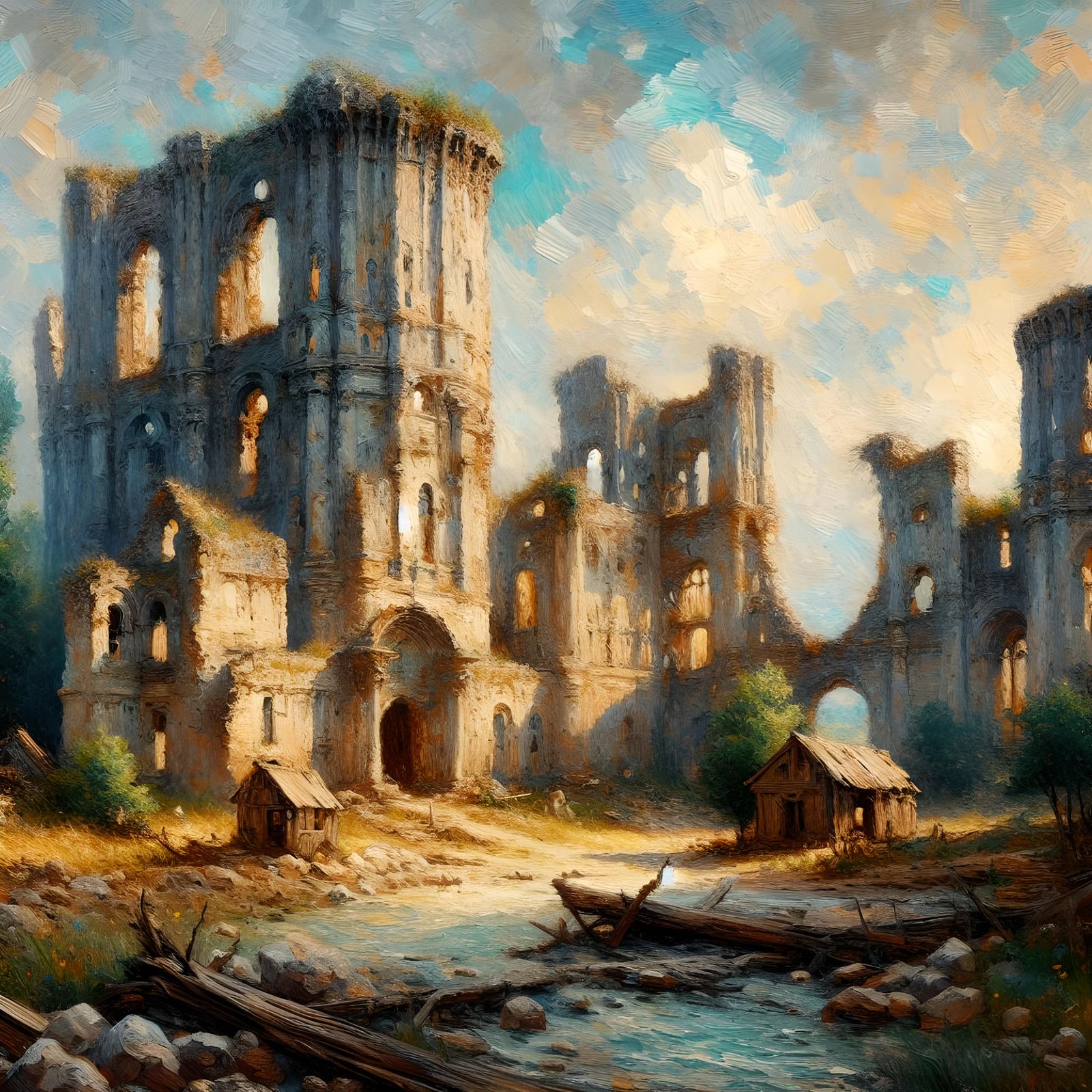 Ancient castle ruins