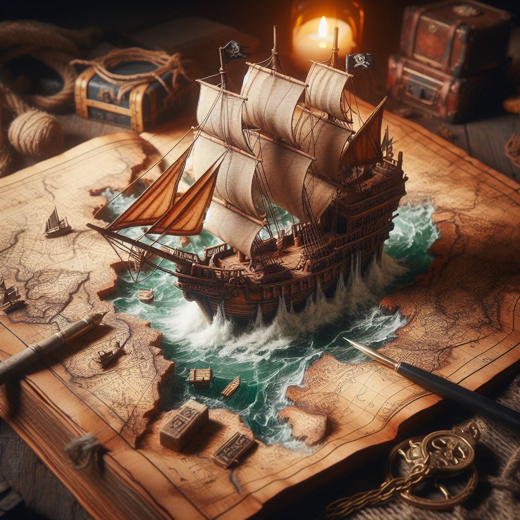 Pirate map
