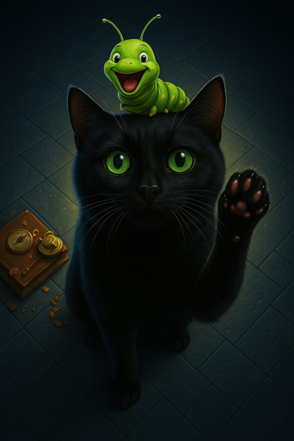 Albus and the caterpillar