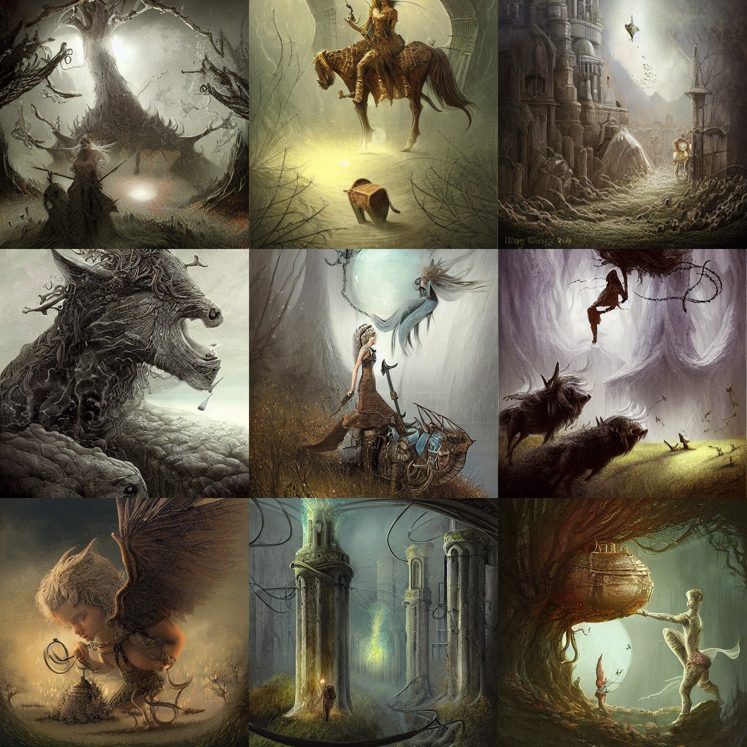 Fantasy illustration by Helge C. Balzer