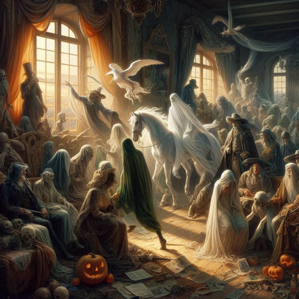 these fake-events, these ghost-events, which bear witness to a bygone history that is only the shadow of itself