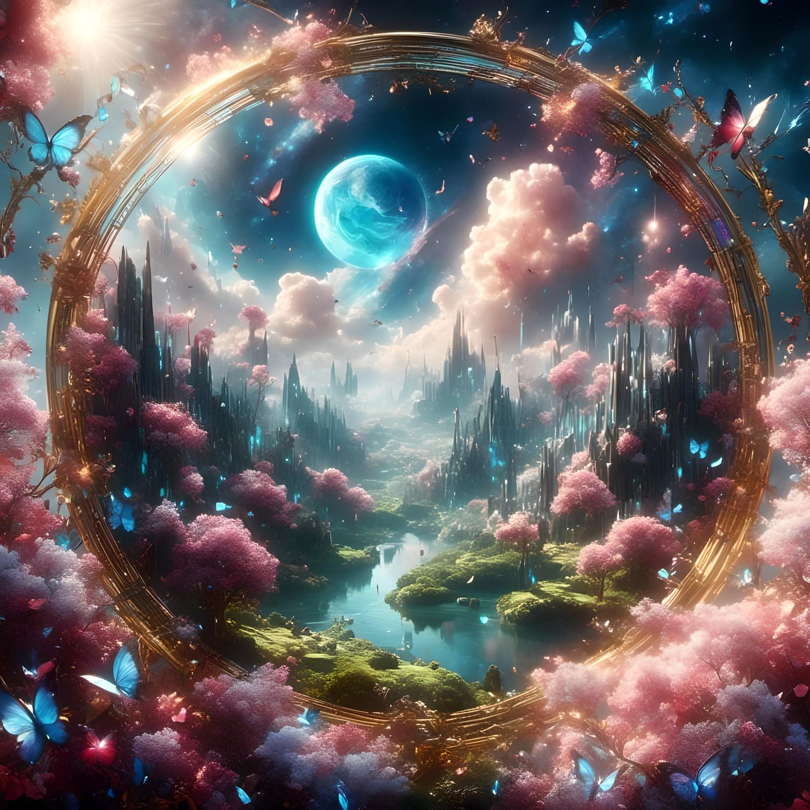 Spring Portal - AI Generated Artwork - NightCafe Creator