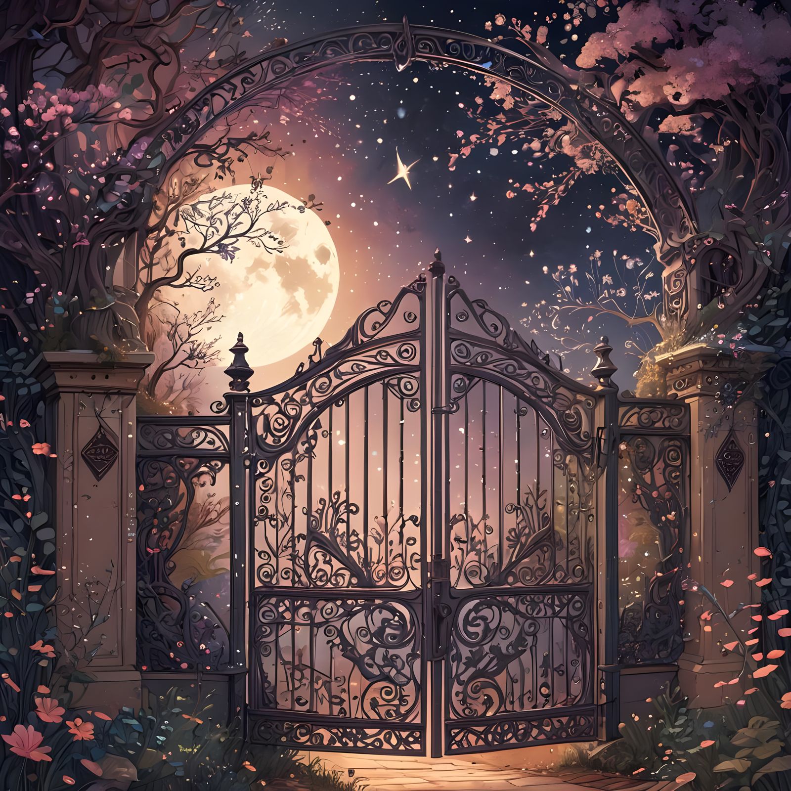 Full Moon’s Gate  by @Shelly