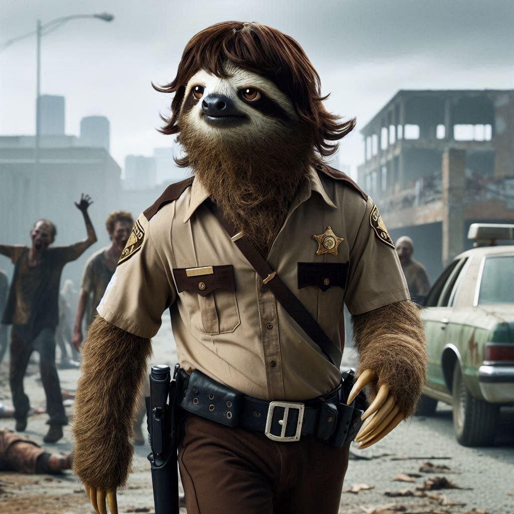 Slothdrew Lincoln as Sloth Grimes, in “The Walking Dead”