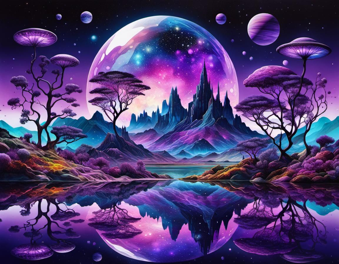 Purple Planet   by @D Rivers