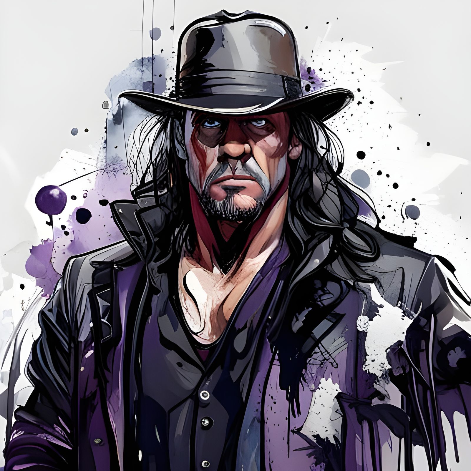 the undertaker wrestler art