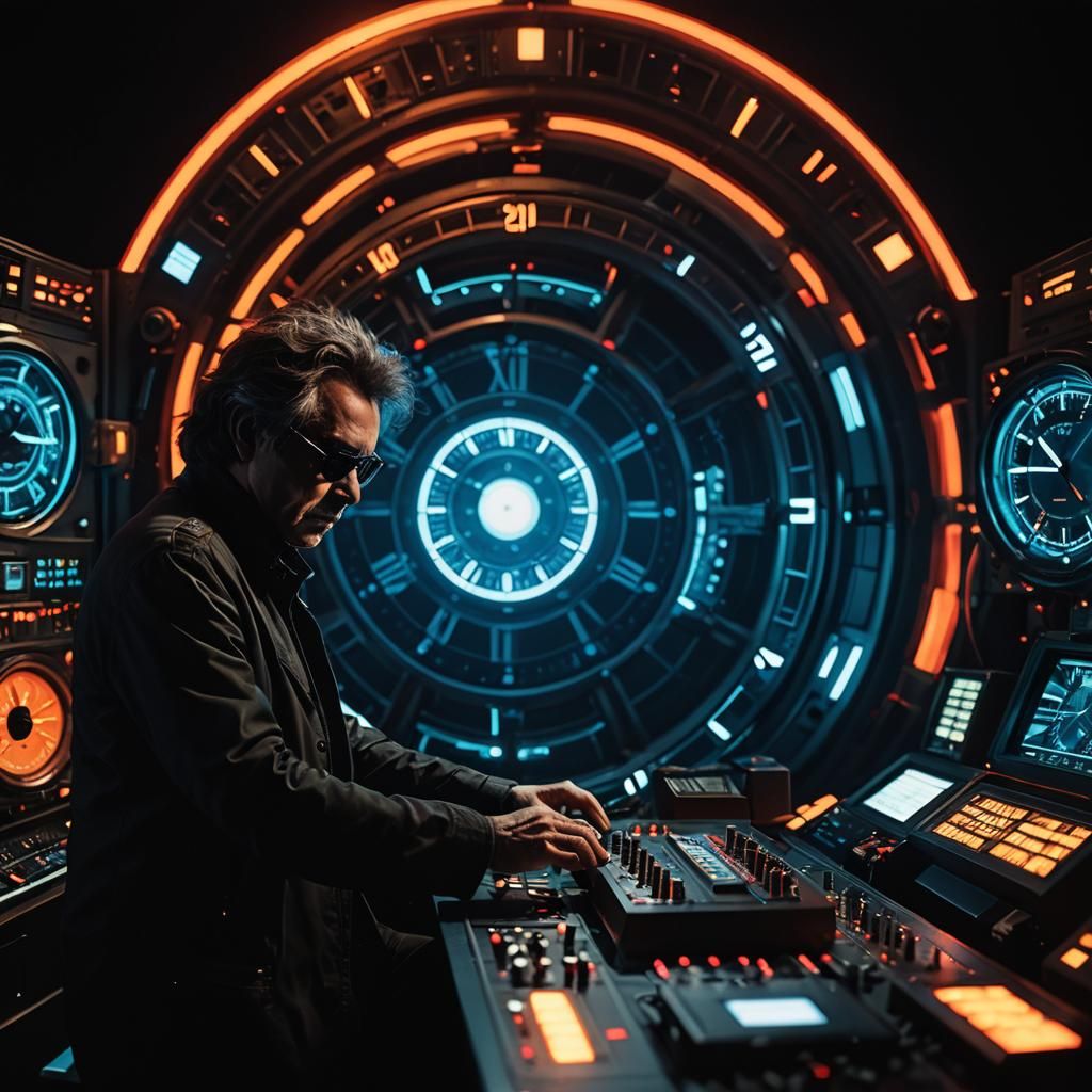 Jean Michel-Jarre creating time from dark matter, Chronologi...