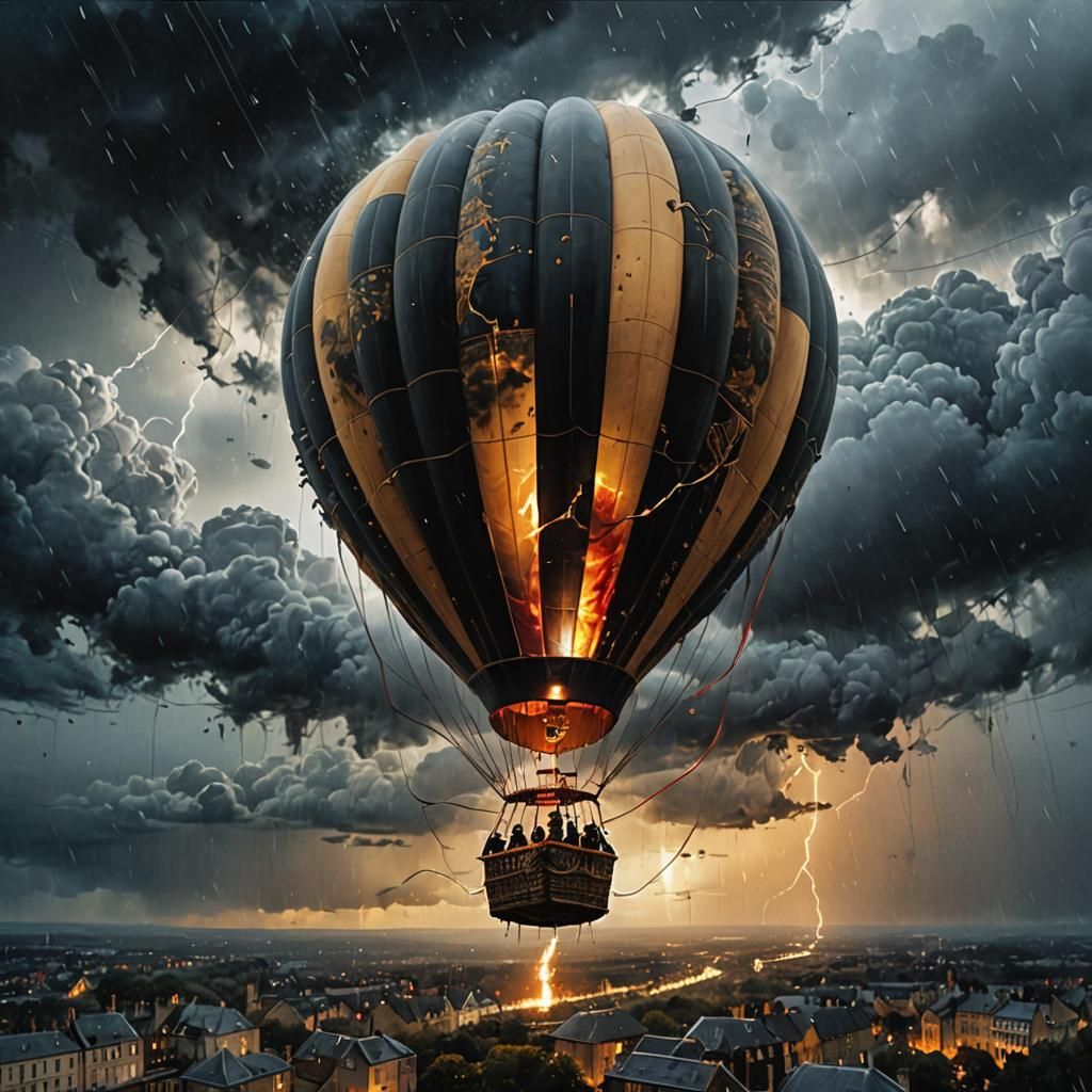 "Looks Like I Picked the Wrong Day to go Ballooning."  by @Alex Sumner