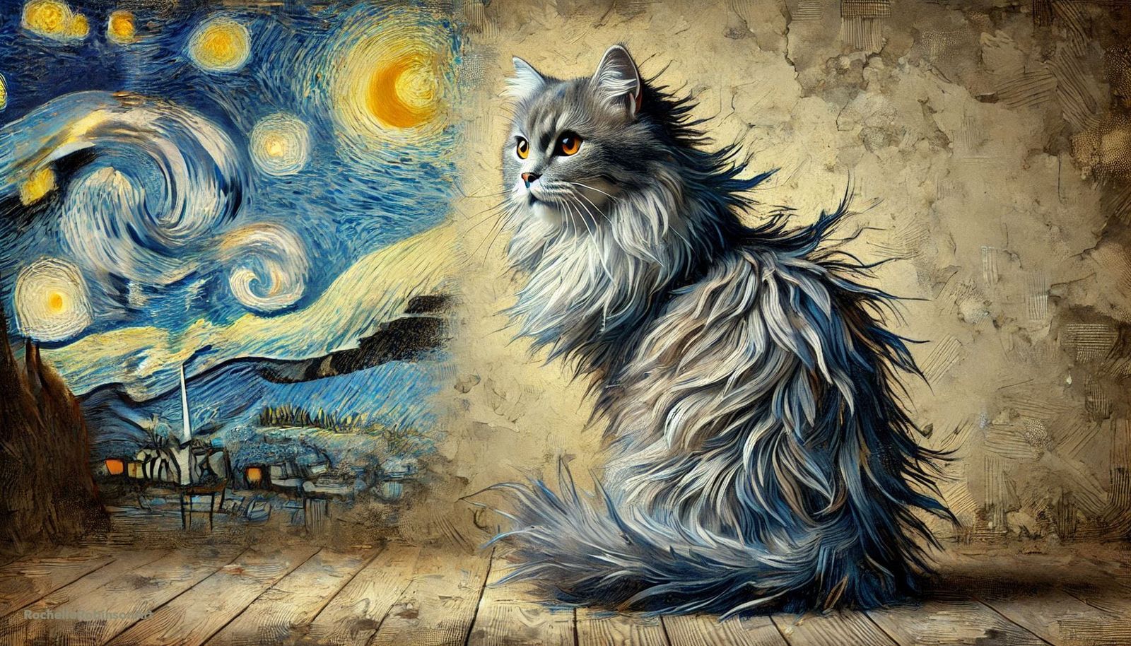 Van Gogh's Cat II