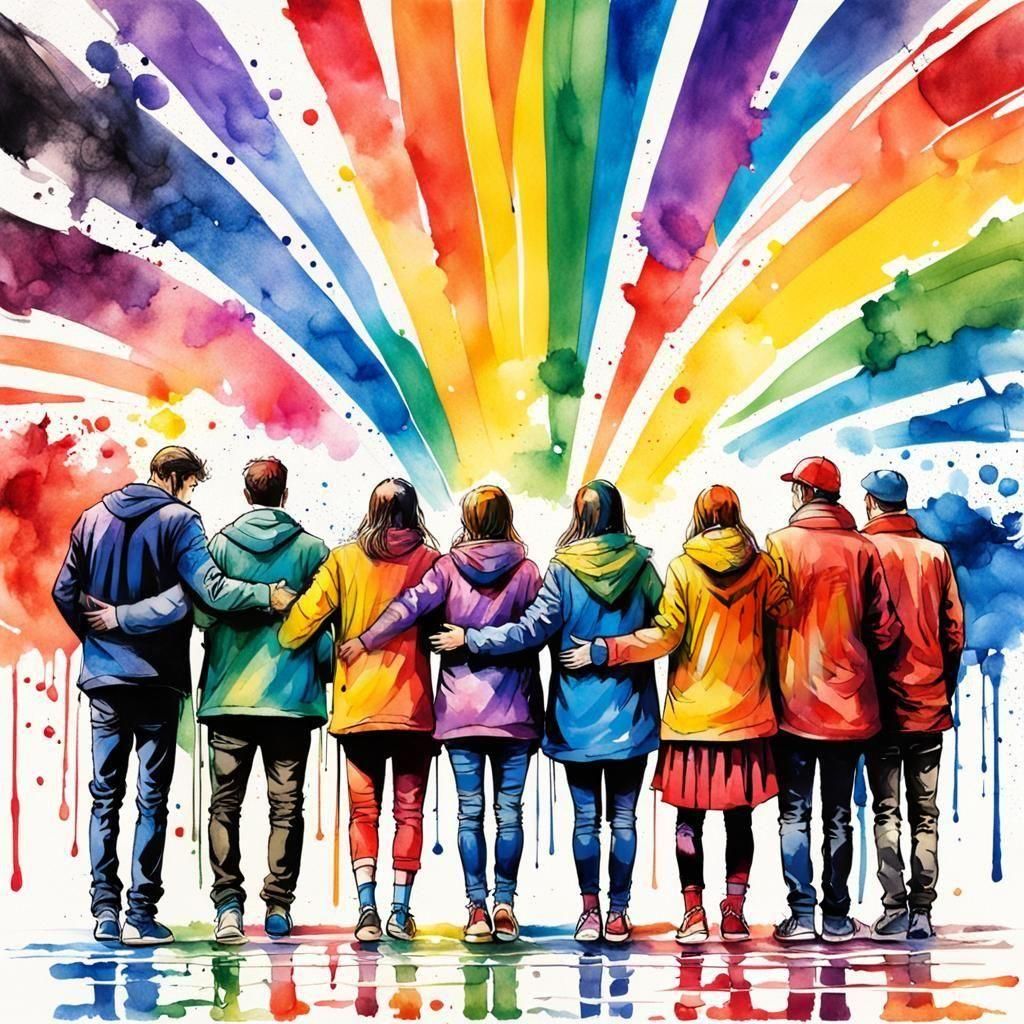 🌈 Rainbow Pride 🏳️‍🌈  by @Shywolf