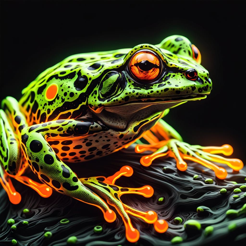 Neon Green and Neon Orange Daily Challenge #1007: Jul 16, 2025  by @Jen