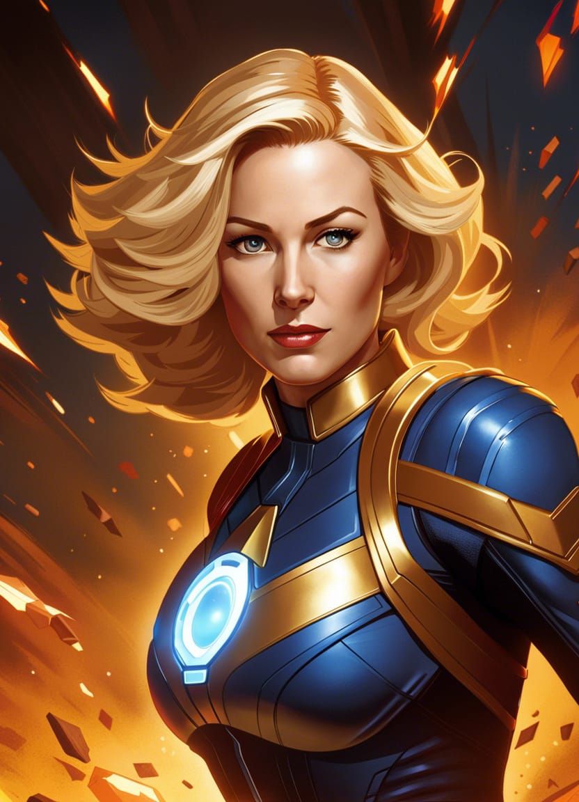 Carol Danvers from Marvel, as an Apex Legends character! - AI Generated  Artwork - NightCafe Creator