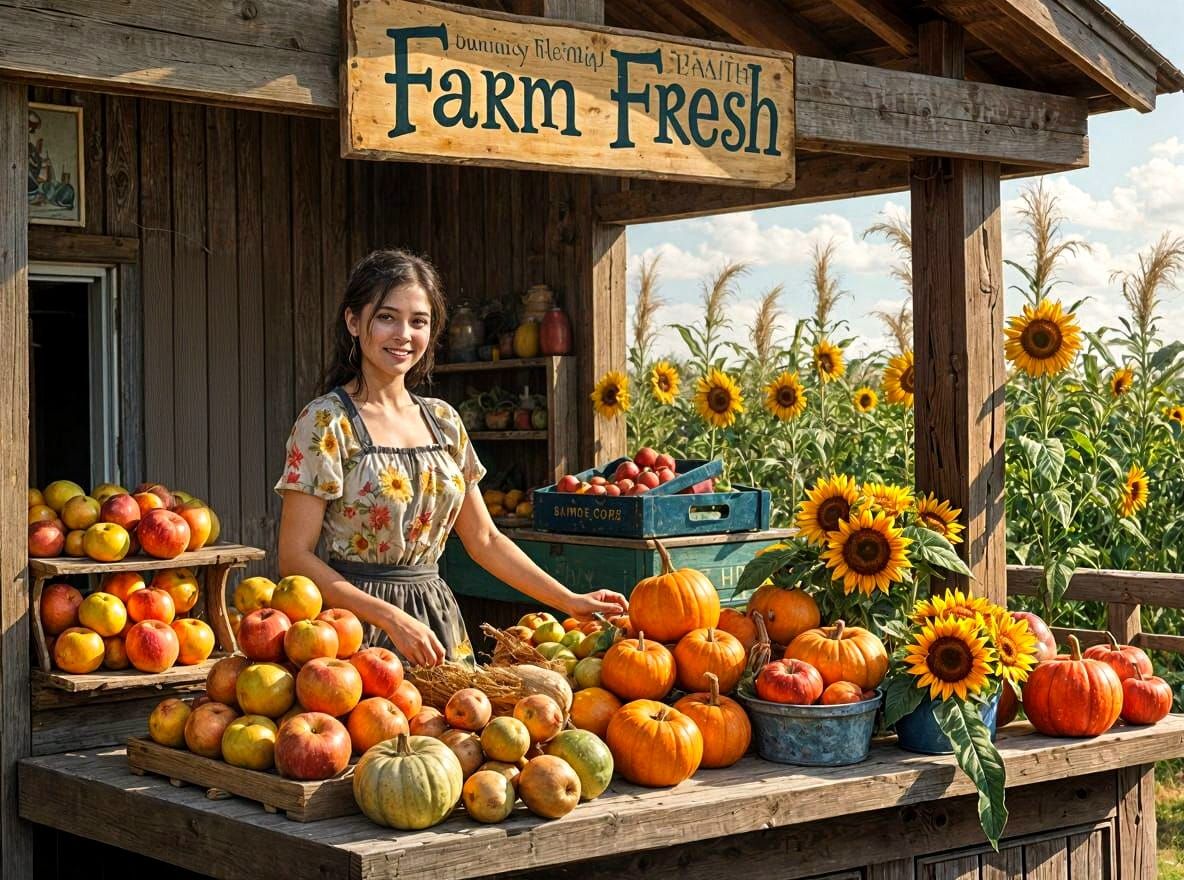 Roadside Farmstand  by @Dabbler