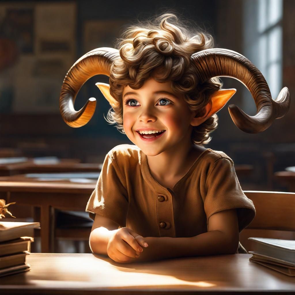 little Faun's first day at school