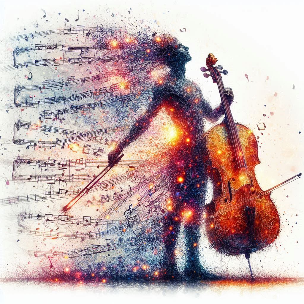 double exposure beautiful fantasy DALL-E 3 portrait landscape..