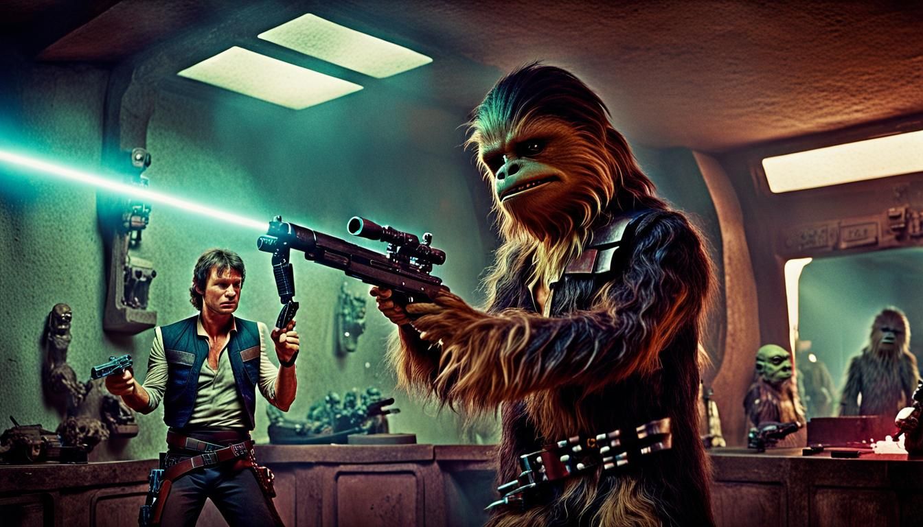 Chewie from Star Wars - always has Han's back.