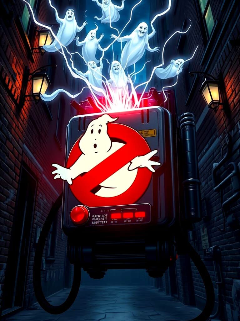 Who pressed the button on the Proton Pack?!?!  by @KBunny001