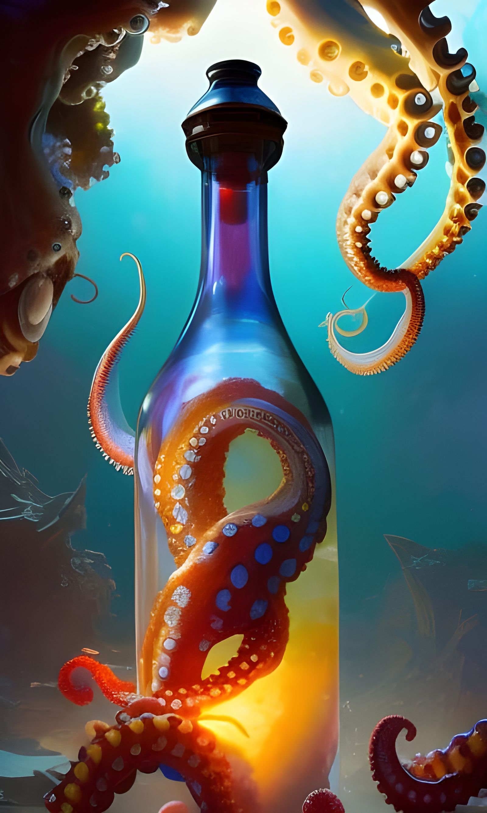 Octopus juice AI Generated Artwork NightCafe Creator