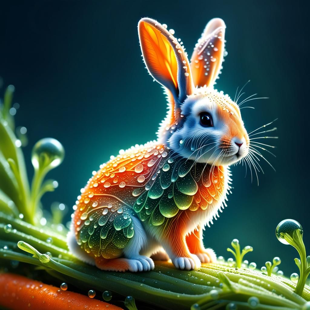 Tiny rabbit   by @Maryi