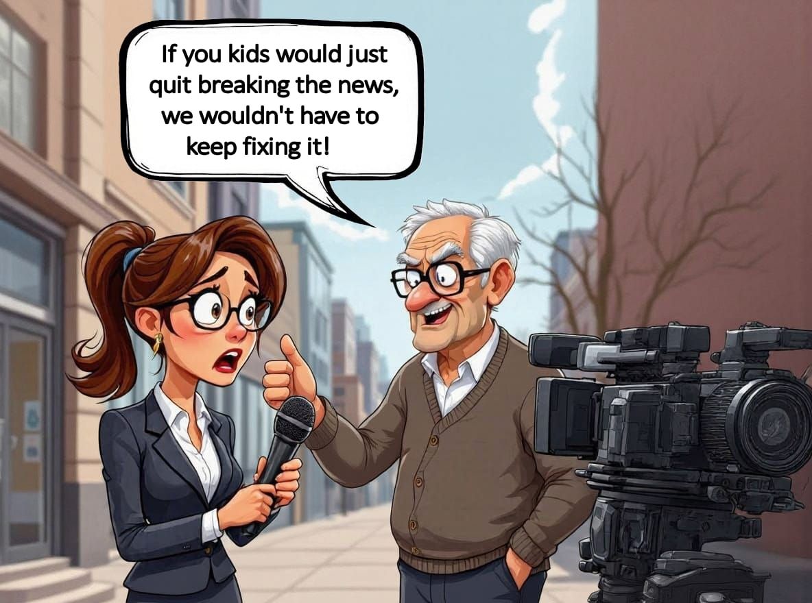 Quit Breaking the News!