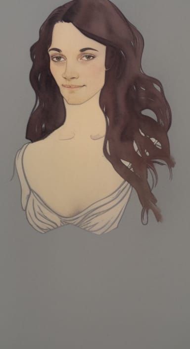 water color, transparent washes, loose brush work, diffuse a...