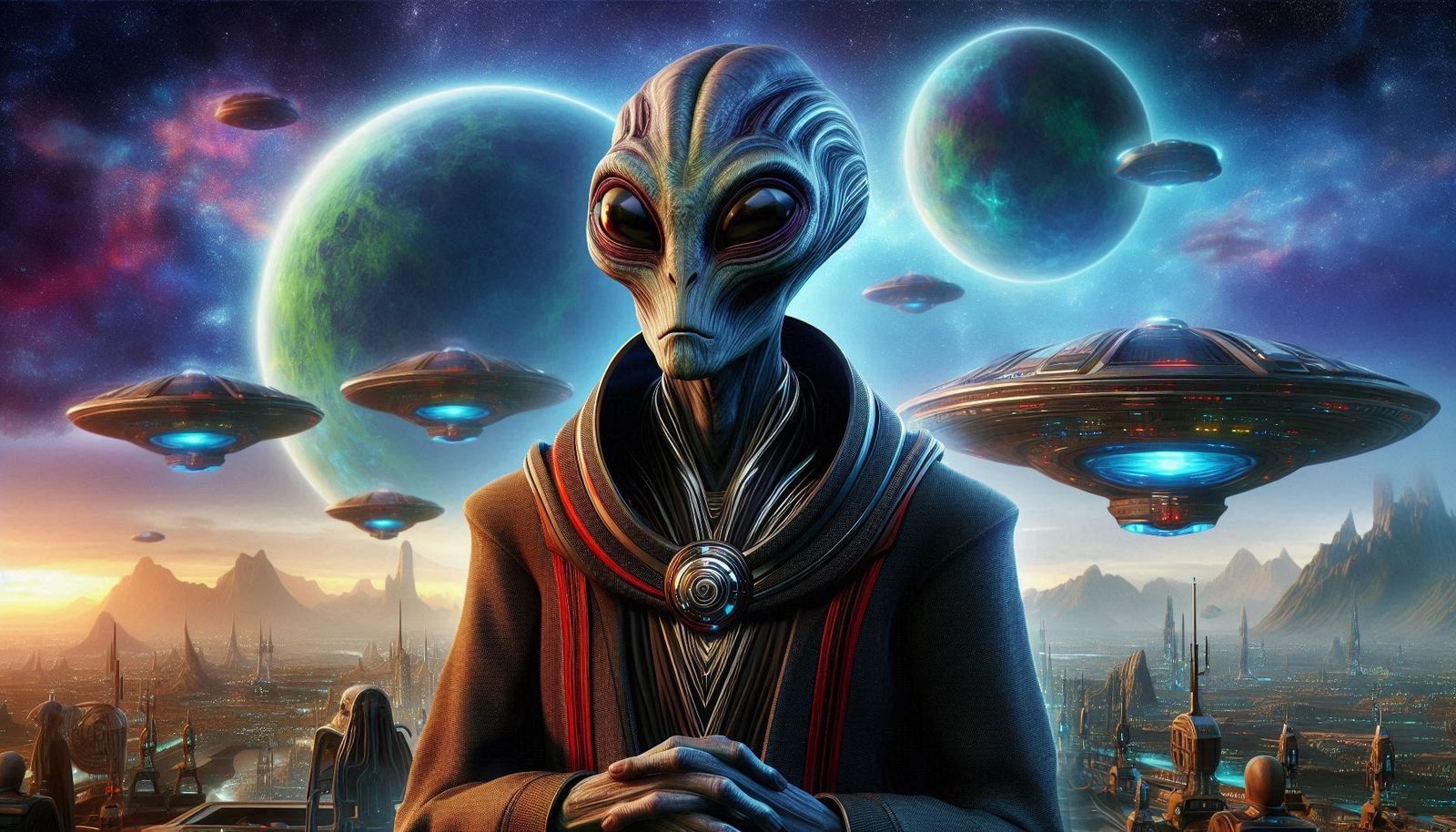 "Welcome Earth Visitors."