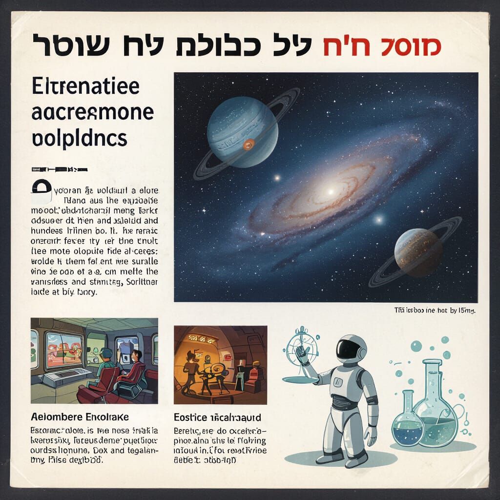 Sci-Fi Scene Generated by AI