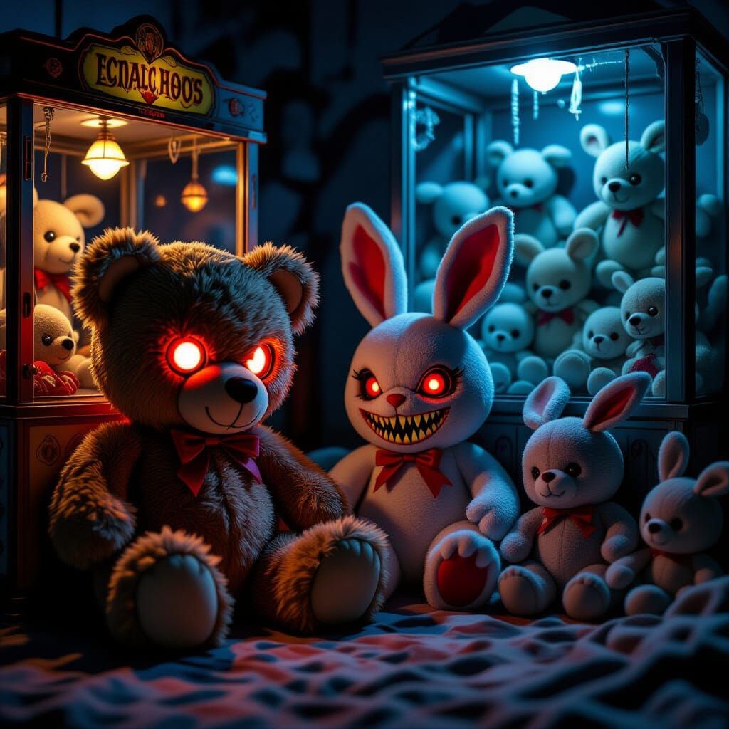 Cuddly Nightmares  by @Pandora