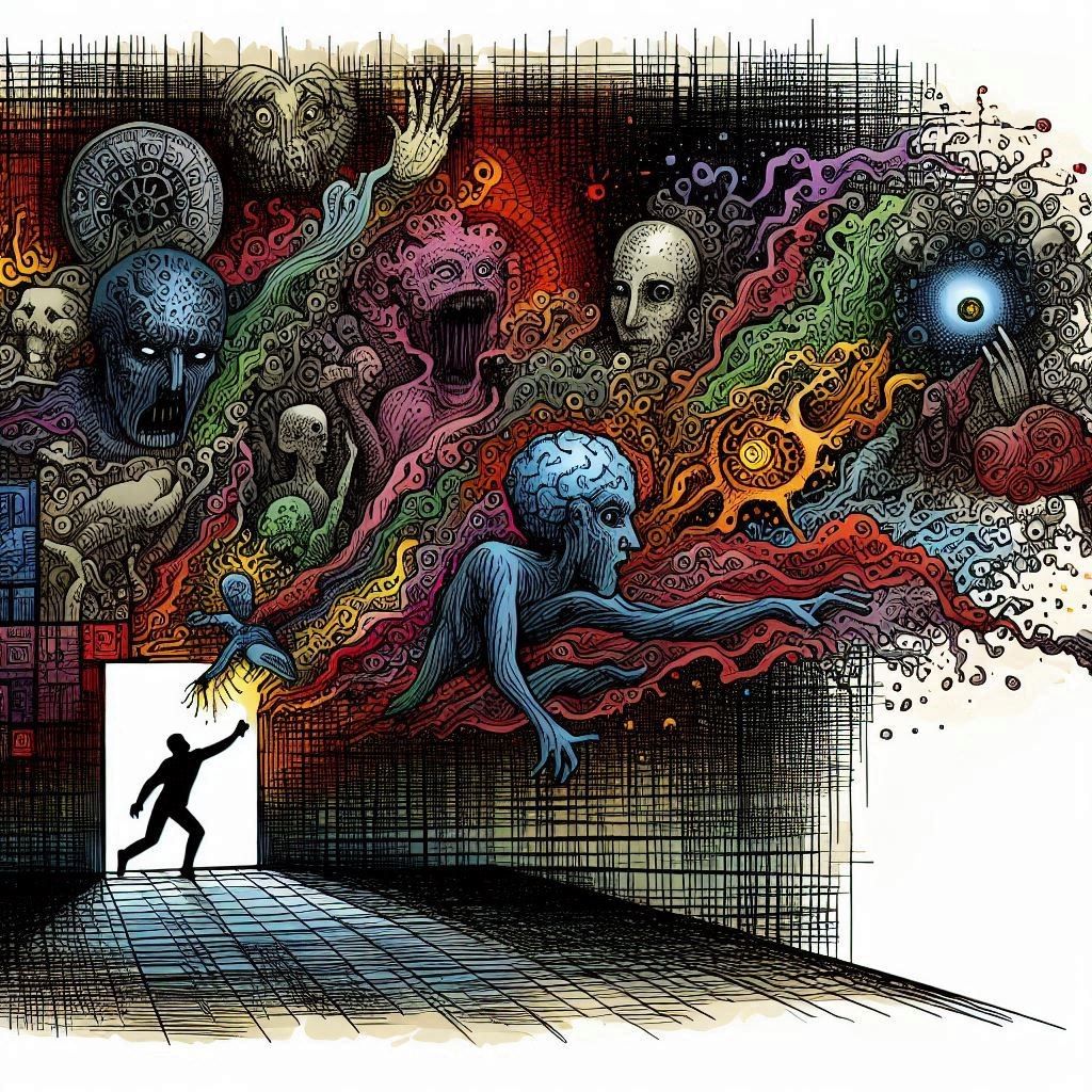 ideas sliding around within a single brain, shared by certai...