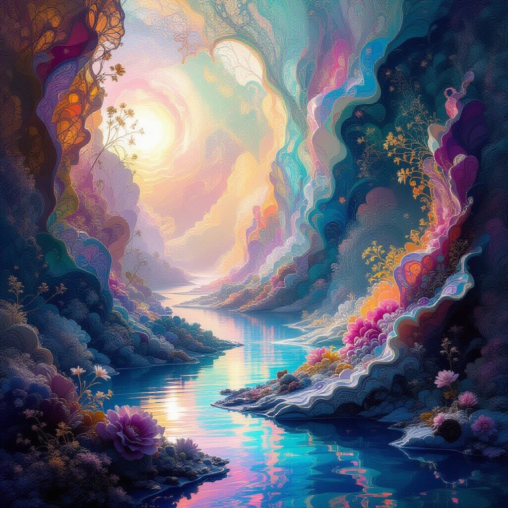 Ethereal Surreal Artwork of Cosmic Beauty